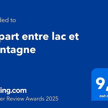 Appart Entre Lac Et Montagne Saint-Jean-de-Sixt Bagian luar foto